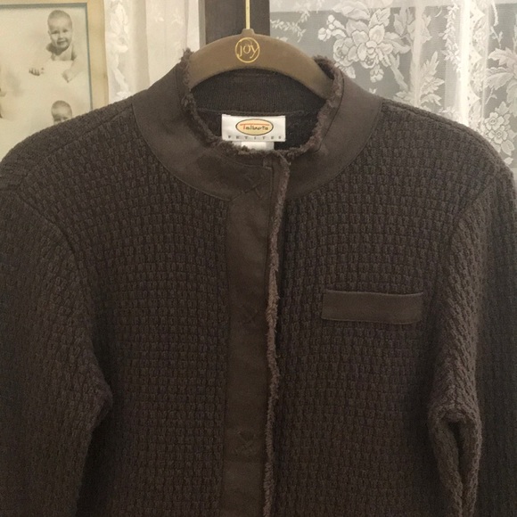 Talbots women’s sweater. Snaps. Size: P - Picture 2 of 8